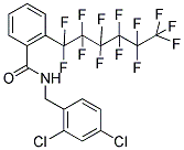 N-(2,4-DICHLOROBENZYL)-2-(1,1,2,2,3,3,4,4,5,5,6,6,6-TRIDECAFLUOROHEXYL)BENZAMIDE Struktur