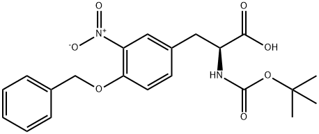 BOC-TYR(BZL, 3-NO2)-OH Struktur