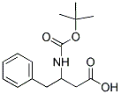 3-TERT-BUTOXYCARBONYLAMINO-4-PHENYL-BUTYRIC ACID Struktur