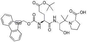 FMOC-GLU(OTBU)-SER(PSI-ME,MEPRO)-OH Struktur