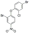 2-BROMO-1-(4-BROMO-2-CHLOROPHENOXY)-4-NITROBENZENE Struktur