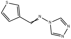 N-[(Z)-3-THIENYLMETHYLIDENE]-4H-1,2,4-TRIAZOL-4-AMINE Struktur