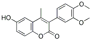 3(3',4'-DIMETHOXYPHENYL)-6-HYDROXY-4-METHYLCOUMARIN Struktur