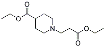 ETHYL 1-(3-ETHOXY-3-OXOPROPYL)PIPERIDINE-4-CARBOXYLATE Struktur