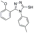 5-(2-METHOXYPHENYL)-4-(4-METHYLPHENYL)-4H-1,2,4-TRIAZOLE-3-THIOL Struktur