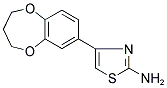 4-(3,4-DIHYDRO-2H-1,5-BENZODIOXEPIN-7-YL)-1,3-THIAZOL-2-AMINE Struktur