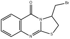 3-(BROMOMETHYL)-2,3-DIHYDRO-5H-[1,3]THIAZOLO[2,3-B]QUINAZOLIN-5-ONE Struktur