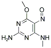 N-(2-AMINO-6-METHOXY-5-NITROSOPYRIMIDIN-4-YL)-N-METHYLAMINE Struktur