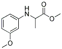 2-(3-METHOXY-PHENYLAMINO)-PROPIONIC ACID METHYL ESTER Struktur