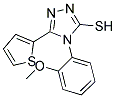 4-(2-METHOXY-PHENYL)-5-THIOPHEN-2-YL-4H-[1,2,4]TRIAZOLE-3-THIOL Struktur