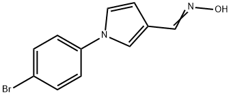 1-(4-BROMOPHENYL)-1H-PYRROLE-3-CARBALDEHYDE OXIME Struktur