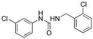 1-(3-CHLOROPHENYL)-3-((2-CHLOROPHENYL)METHYL)UREA Struktur