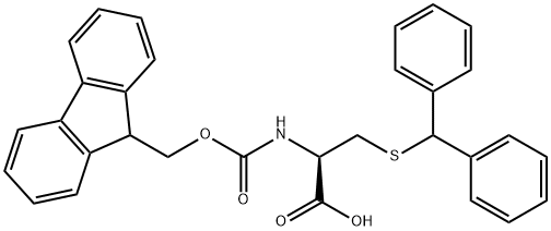 FMOC-S-DIPHENYLMETHYL-L-CYSTEINE Struktur