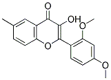 2',4'-DIMETHOXY-3-HYDROXY-6-METHYLFLAVONE Struktur