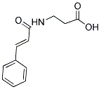 3-[[(2E)-3-PHENYLPROP-2-ENOYL]AMINO]PROPANOIC ACID Struktur