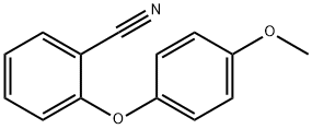 2-(4-METHOXYPHENOXY)BENZENECARBONITRILE Struktur