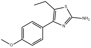 5-ETHYL-4-(4-METHOXY-PHENYL)-THIAZOL-2-YLAMINE Struktur