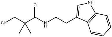 3-CHLORO-N-[2-(1H-INDOL-3-YL)ETHYL]-2,2-DIMETHYLPROPANAMIDE Struktur