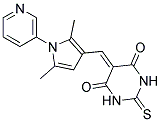 5-[(2,5-DIMETHYL-1-PYRIDIN-3-YL-1H-PYRROL-3-YL)METHYLENE]-2-THIOXODIHYDROPYRIMIDINE-4,6(1H,5H)-DIONE Struktur