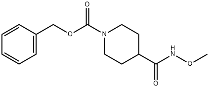 BENZYL 4-[(METHOXYAMINO)CARBONYL]TETRAHYDRO-1(2H)-PYRIDINECARBOXYLATE Struktur