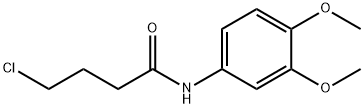 4-CHLORO-N-(3,4-DIMETHOXYPHENYL)BUTANAMIDE Struktur