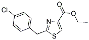 ETHYL 2-(4-CHLOROBENZYL)-1,3-THIAZOLE-4-CARBOXYLATE Struktur