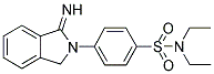 N,N-DIETHYL-4-(1-IMINO-1,3-DIHYDRO-ISOINDOL-2-YL)-BENZENESULFONAMIDE Struktur