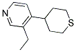 3-ETHYL-4-(TETRAHYDRO-THIOPYRAN-4-YL)-PYRIDINE Struktur