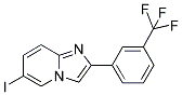 6-IODO-2-[3-(TRIFLUOROMETHYL)PHENYL]IMIDAZO[1,2-A]PYRIDINE Struktur