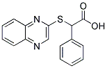 PHENYL(QUINOXALIN-2-YLTHIO)ACETIC ACID Struktur