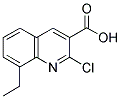 2-CHLORO-8-ETHYLQUINOLINE-3-CARBOXYLIC ACID Struktur