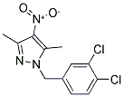 1-(3,4-DICHLORO-BENZYL)-3,5-DIMETHYL-4-NITRO-1H-PYRAZOLE Struktur