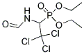 DIETHYL 2,2,2-TRICHLORO-1-(FORMYLAMINO)ETHYLPHOSPHONATE Struktur