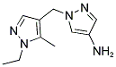 1-(1-ETHYL-5-METHYL-1H-PYRAZOL-4-YLMETHYL)-1H-PYRAZOL-4-YLAMINE Struktur