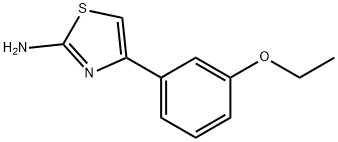 4-(3-ETHOXY-PHENYL)-THIAZOL-2-YLAMINE Struktur