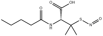 S-NITROSO-N-VALERYL-D,L-PENICILLAMINE Struktur