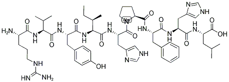 ANGIOTENSIN I (DES ASP1), HUMAN Struktur