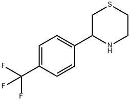 3-[4-(TRIFLUOROMETHYL)PHENYL] THIOMORPHOLINE Struktur