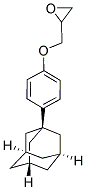 2-([4-(1-ADAMANTYL)PHENOXY]METHYL)OXIRANE Struktur