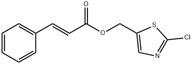 (2-CHLORO-1,3-THIAZOL-5-YL)METHYL (E)-3-PHENYL-2-PROPENOATE Struktur