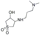 4-(3-DIMETHYLAMINO-PROPYLAMINO)-1,1-DIOXO-TETRAHYDRO-1LAMBDA6-THIOPHEN-3-OL Struktur