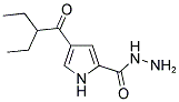 4-(2-ETHYLBUTANOYL)-1H-PYRROLE-2-CARBOHYDRAZIDE Struktur