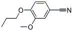 3-METHOXY-4-PROPOXYBENZONITRILE Struktur