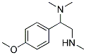 [1-(4-METHOXYPHENYL)-2-(METHYLAMINO)ETHYL]DIMETHYLAMINE Struktur