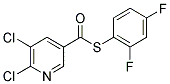 S-(2,4-DIFLUOROPHENYL) 5,6-DICHLOROPYRIDINE-3-CARBOTHIOATE Struktur