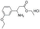 ETHYL 3-AMINO-3-(3-ETHOXYPHENYL)PROPANOATE HYDROCHLORIDE Struktur