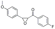 4-METHOXY-4'-FLUOROCHALCONE EPOXIDE Struktur