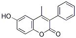 6-HYDROXY-4-METHYL-3-PHENYLCOUMARIN Struktur