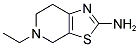 5-ETHYL-4,5,6,7-TETRAHYDRO-THIAZOLO[5,4-C]PYRIDIN-2-YLAMINE Struktur