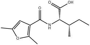 2-[(2,5-DIMETHYL-FURAN-3-CARBONYL)-AMINO]-3-METHYL-PENTANOIC ACID Struktur